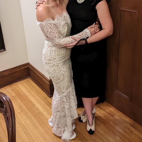 Vici white lace dress - Picture 4 of 5